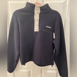 X-Small Black Columbia Sherpa Pullover